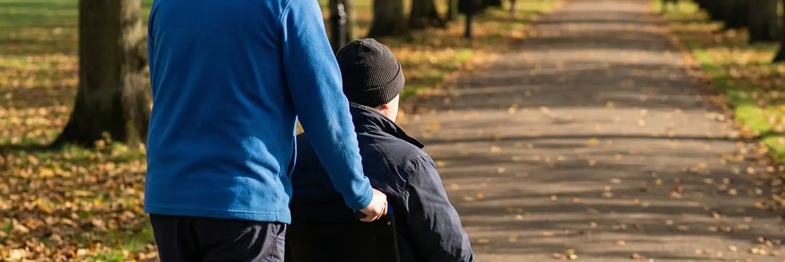 Support Worker With Man